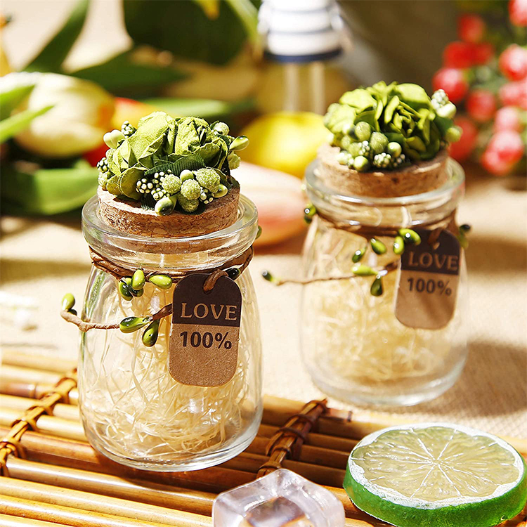 Factory Direct Pudding Jar Beverage Glass Bottle With Twist Off Metal Cap