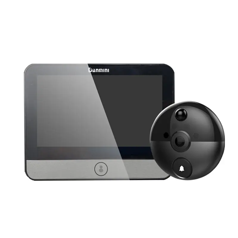 4.3inch HD LCD Digital Door Viewer Smart Peephole Door Viewer Camera with Visitor Message Tuya APP