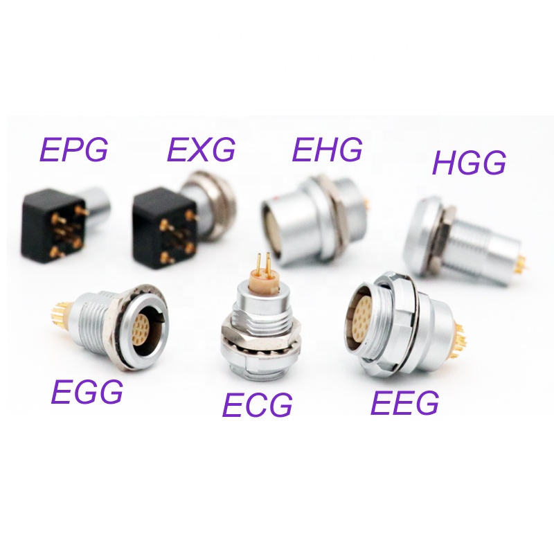 Круглый нажимной соединитель EGG EEG ECG 2 3 4 5 6 7 8 9 10 12 14 16 18 19 20 22 24 26 30 pin штекер и гнездо