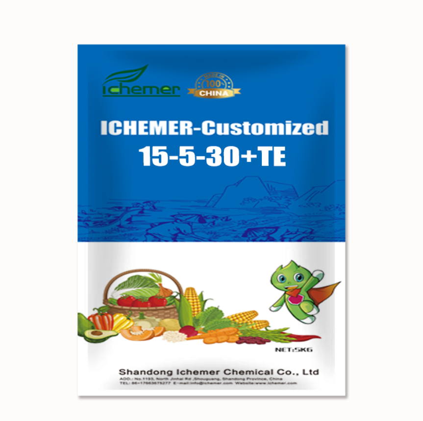 Customized NPK+TE Granular Organic Fertilizer- Ichemer customized fertilizer