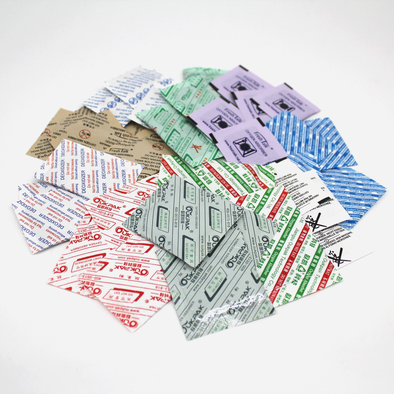 Free sample organic oxygen absorber absorb O2 release CO2