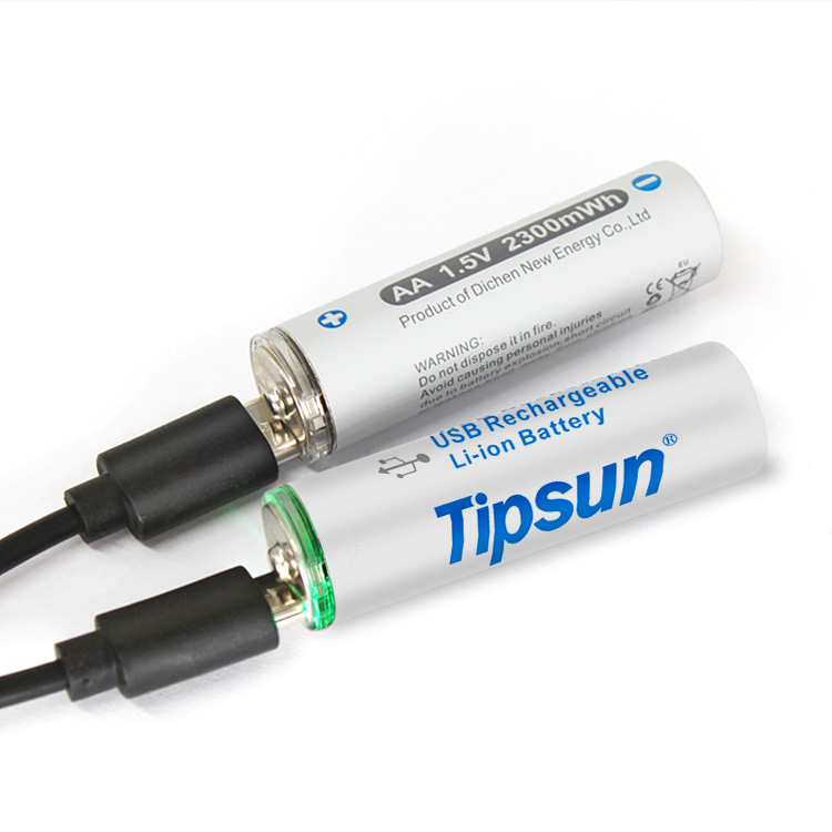 hot selling aaa aa lithium battery cell 1.5v rechargeable usb charge port