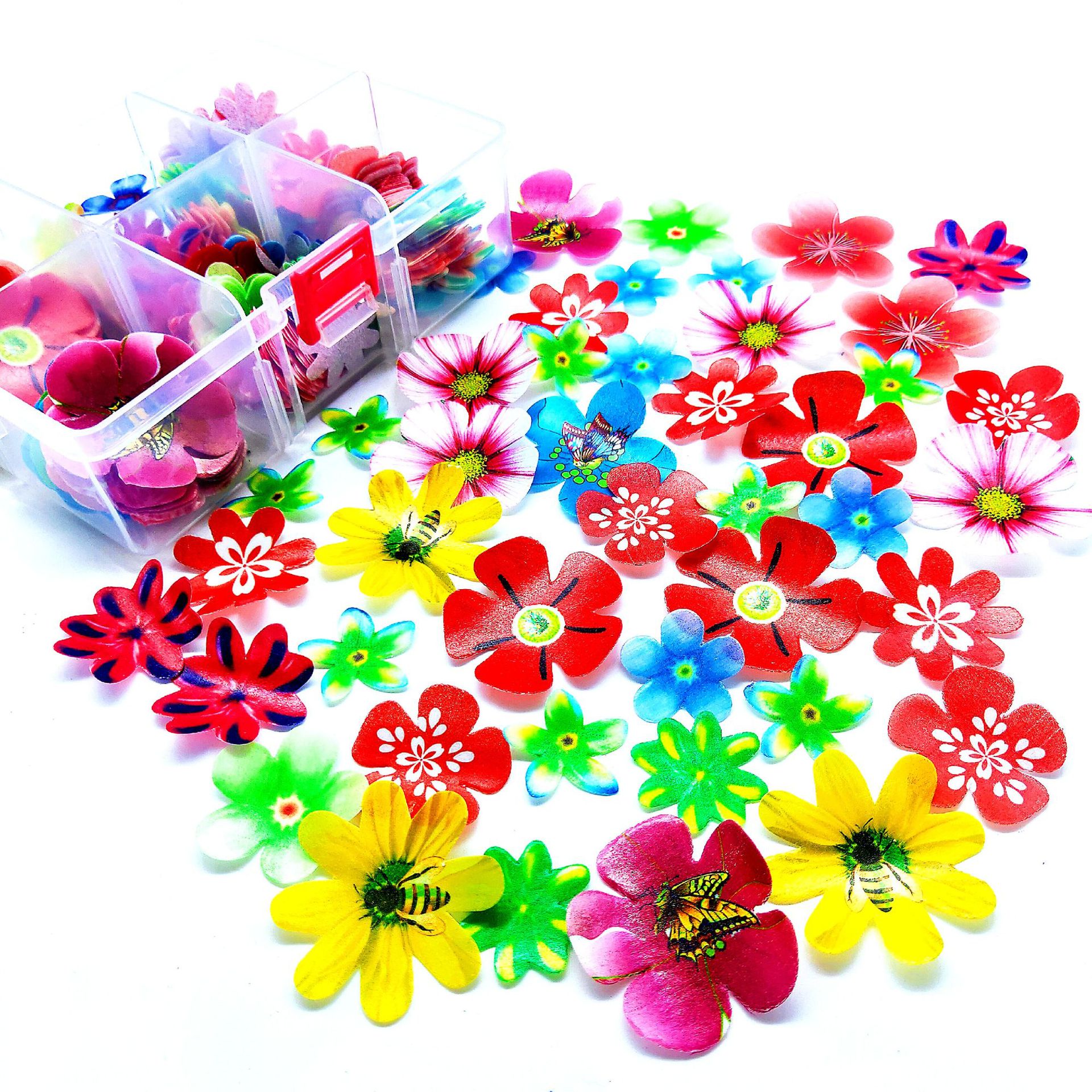 Edible wafer paper  Cake Cold Dish Decoration Card Insert Cake Decoration Edible wafer paper Flower