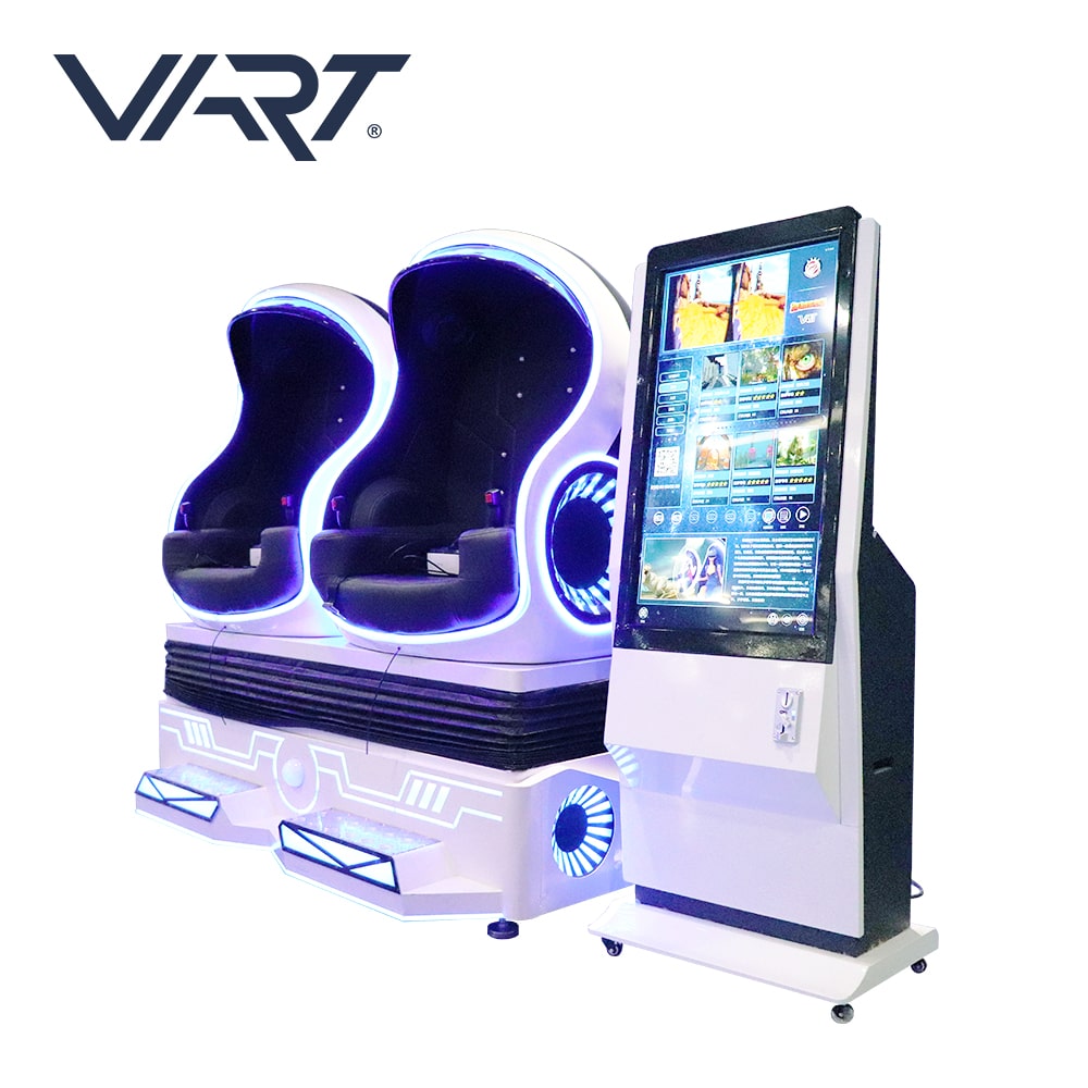 Игровое оборудование для помещений с монетами VR Motion VR 4D стул 2 сиденья 9DVR с фильмами