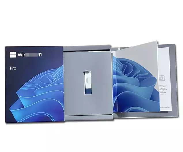 Английский/русский/Корейский/японский MS win11 pro Розничная коробка USB флэш-накопитель Win 11 Coa онлайн загрузка win11 профессиональное программное обеспечение