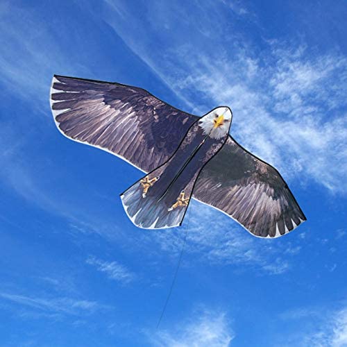 70" Bald Eagle Huge Kite for Kids and Adults Single Line String Easy to Fly for Beach Trip Park Family Outdoor Activity