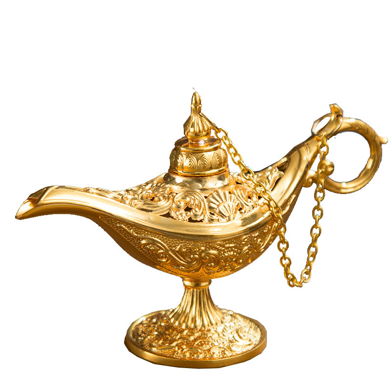 Лампа Aladdin, курильница для ароматерапии, волшебный светильник для Genie, украшение для дома и офиса, подарок