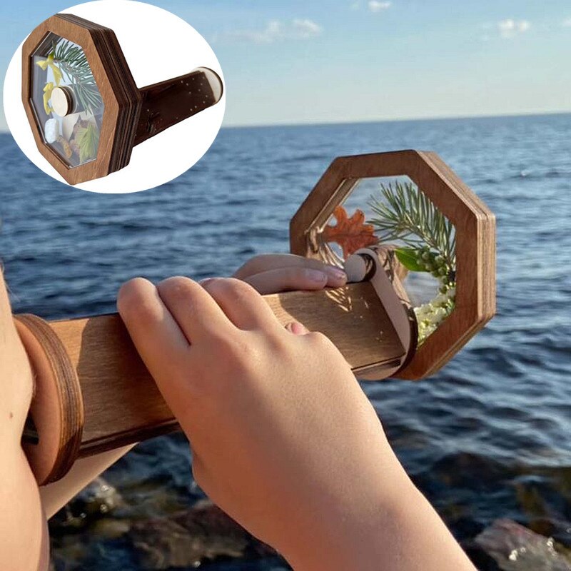 Деревянная игрушка-калейдоскоп, оптовая продажа, Деревянный калейдоскоп для детей, деревянная игрушка-калейдоскоп
