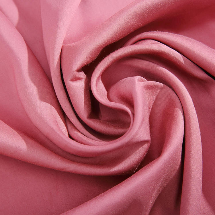 Розовый 29 момме 9% SILK91 % из модифицированного вискозного волокна шелка смешанные ткани ткань высокого качества