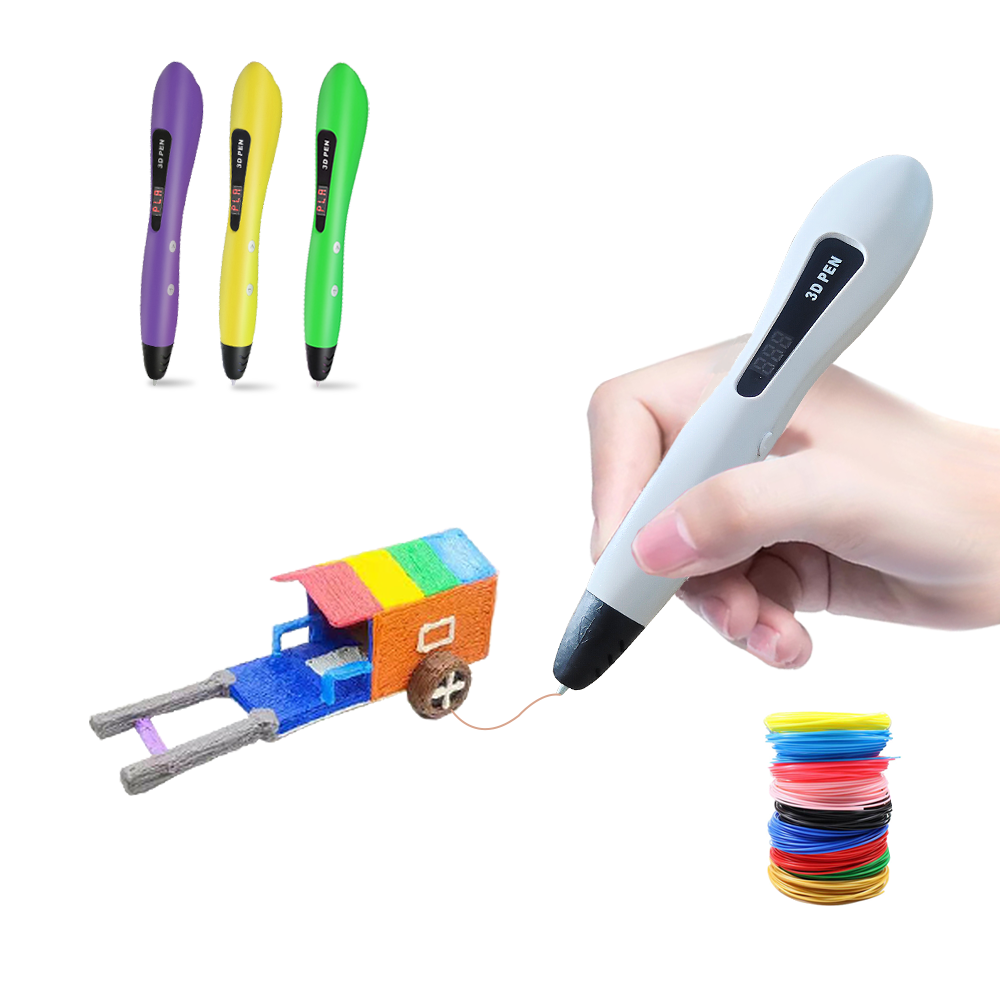 3 D Printer Drawing Pens 3D Printing Pen With PLA Plastic Diy Perfect Gift 3d Handle Set For Kids Adults