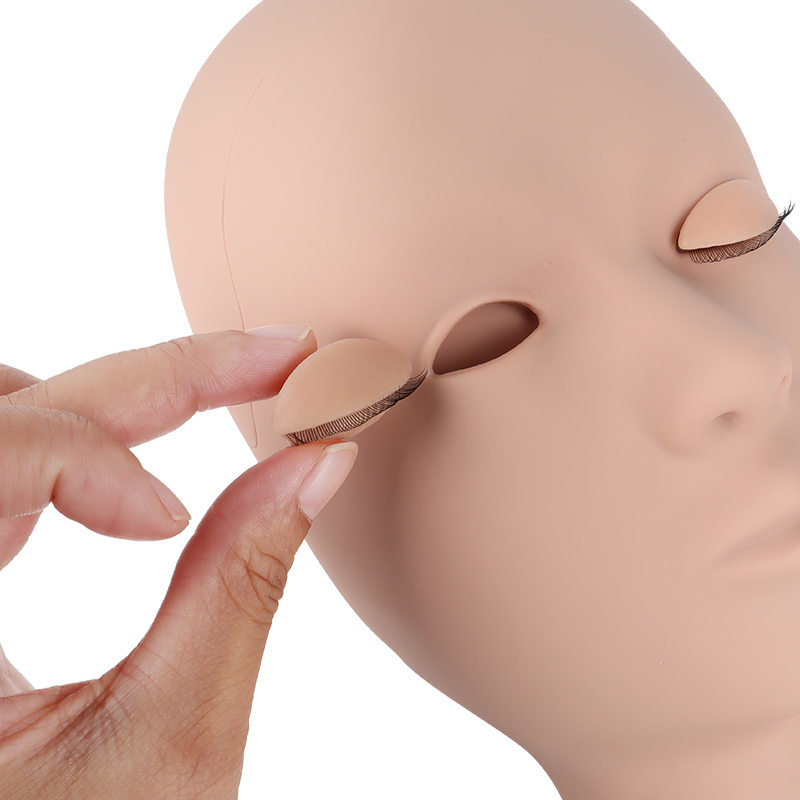 Private label reusable top quality wholesale mannequin head eyelash extensions