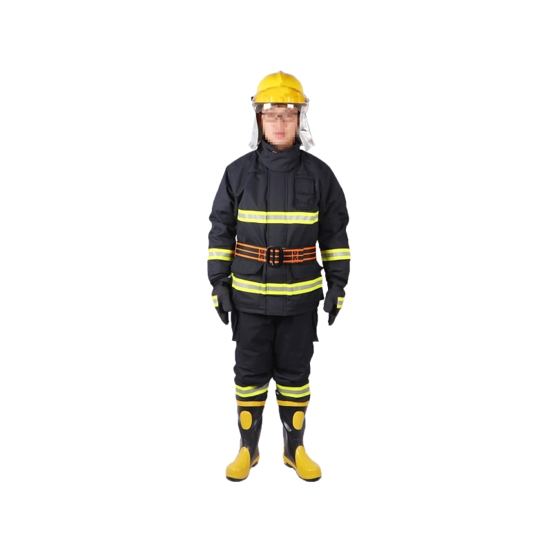 High quality heat resisting fire fighting fire man suit firefighter uniform