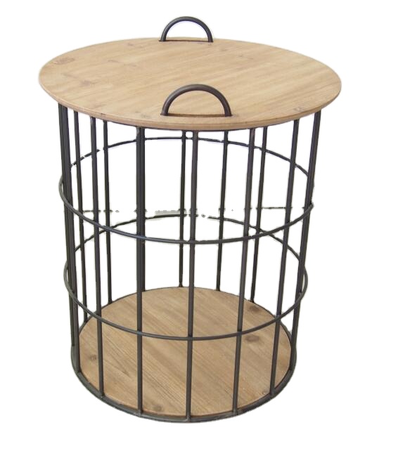 Top Sale Guaranteed Quality Metal Furniture Modern Outdoor Coffee Table Household Storage Basket