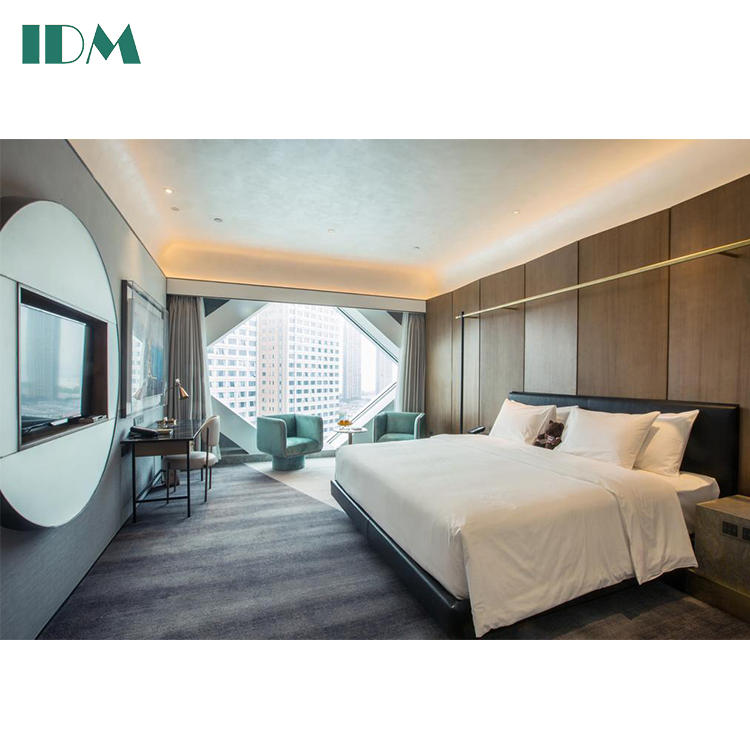 IDM-KY14 Hangzhou Juntels гостиничная мебель, двуспальная кровать, мебель для спальни, набор для отеля