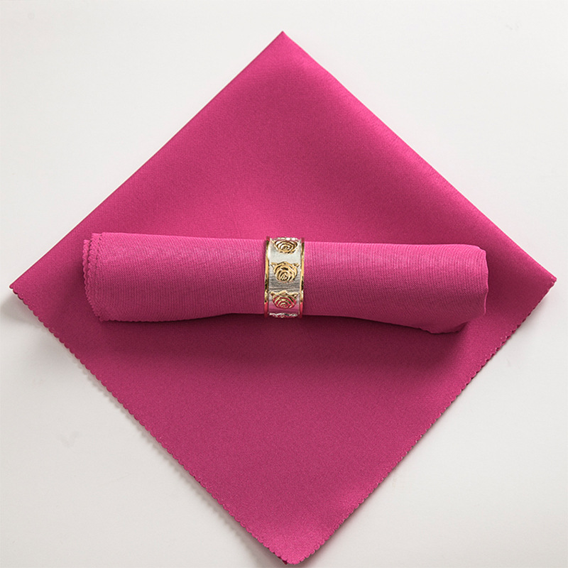 Many Colors Modern Dinner Napkins Wedding Cloth, Wedding Restaurant Cheap Cloth Napkins Polyester
