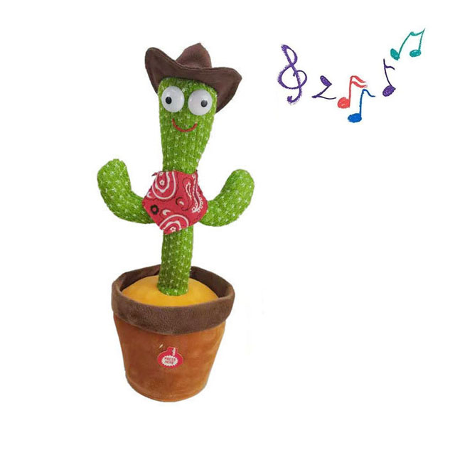 Tanzender Kaktus Cactus Bailando Dansant Electronic Shake Dancing Cactus Plush Toys Repeat Usb Charging 120 Songs Dancing Cactus