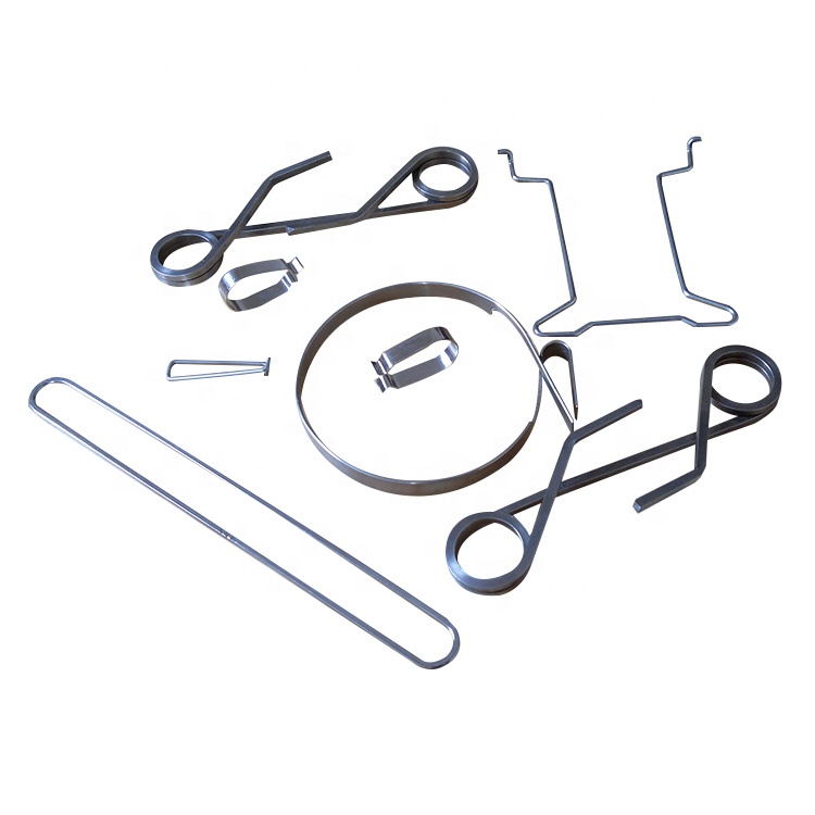 Round wire spring clip connector spring steel belt clip