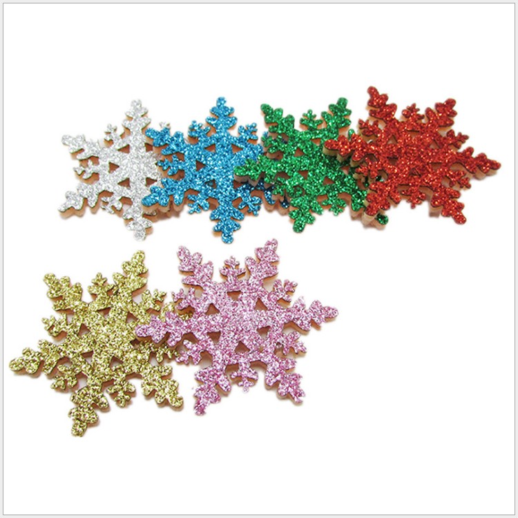 Shiny Sequins Hair snowflake DIY Hair Accessories For Girl Glitter Hair Clip