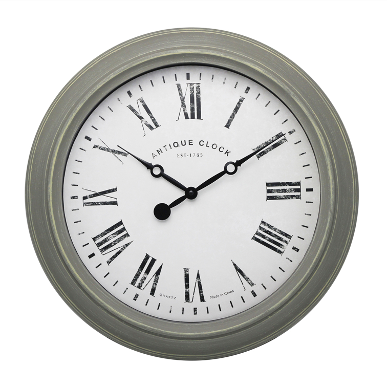 Винтажные часы в стиле ретро Horloge murale