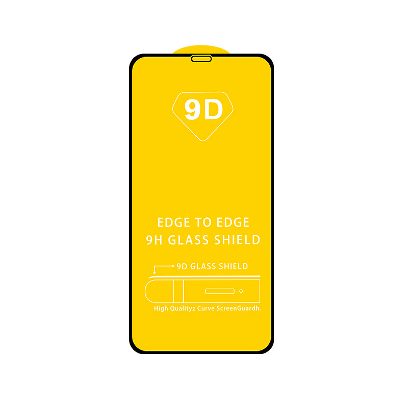 9D прозрачное стекло для защиты экрана для Iphone 11 12 Pro Max 6 7 8 X XR 9h 0,33 мм OEM
