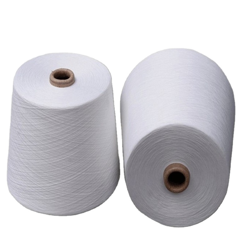China manufacture spun cvc yarn cvc 20s 60 40 yarn 70 cotton 30 polyseter ne 10