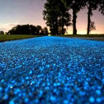 Glow In The Dark Paving Pebble Stone For Pool Driveway Garden Decoration