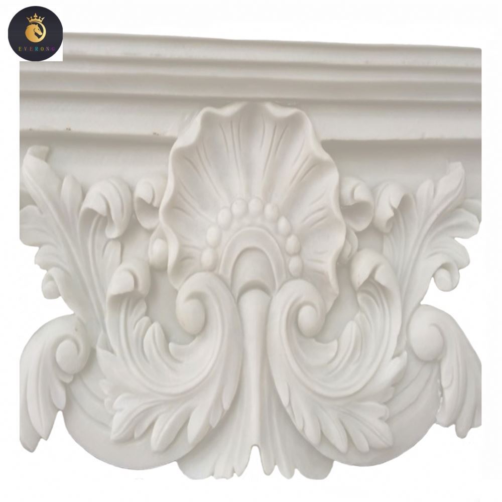 FIREPLACE in ITALIAN ARABESCATO MARBLE FIREPLACE