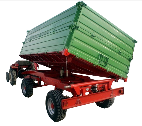 6Ton Triangle Hydraulic Tipping Trailer for Tractor