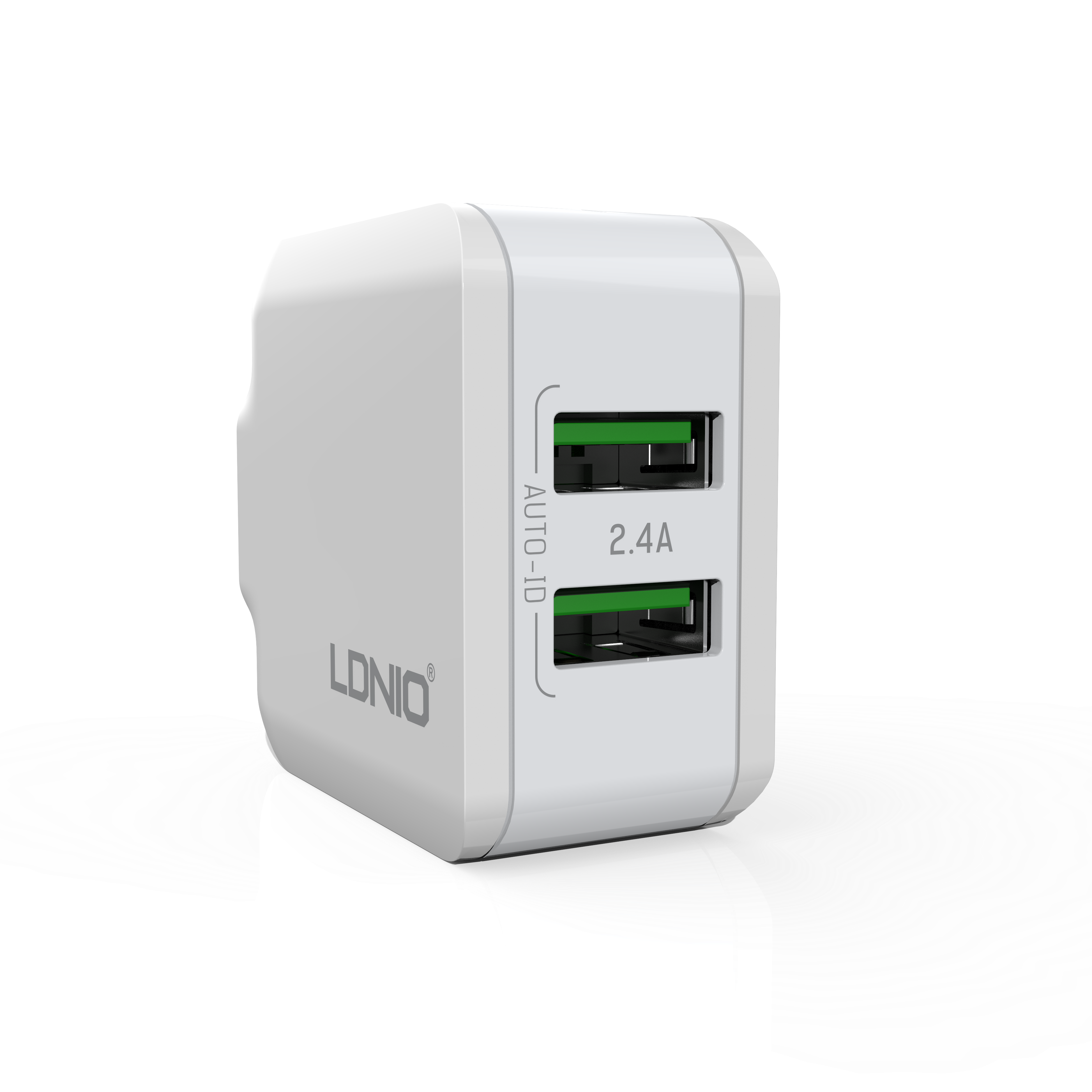 Портативное зарядное устройство LDNIO A2201 содержит 2 порта usb с 5 в 2,4 А для ЕС или США