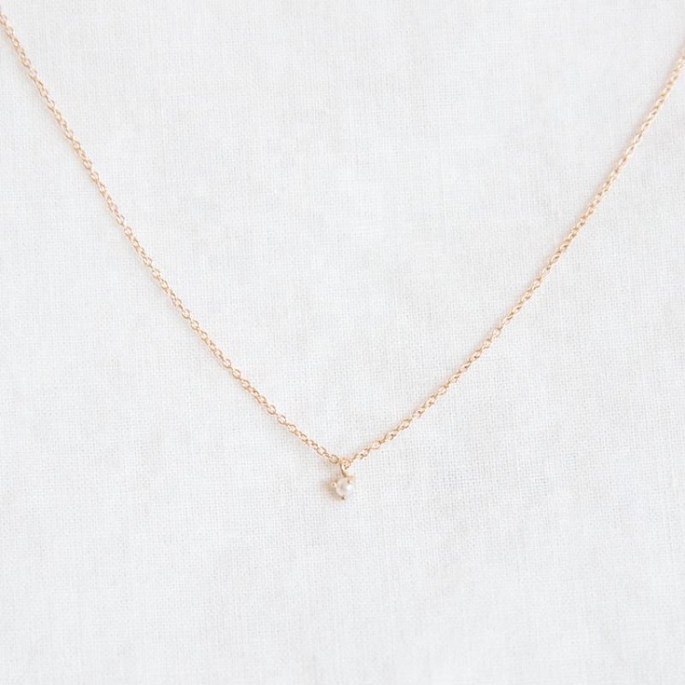 Beautifully 925 gold plated freshwater real pearl necklace LYN0017