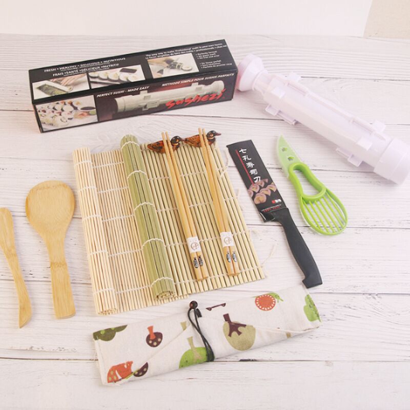 Eco-friendly Sushi Making Tool set with bazooka Operation DIY Sushi Making Tools Sushi Set for Beginner