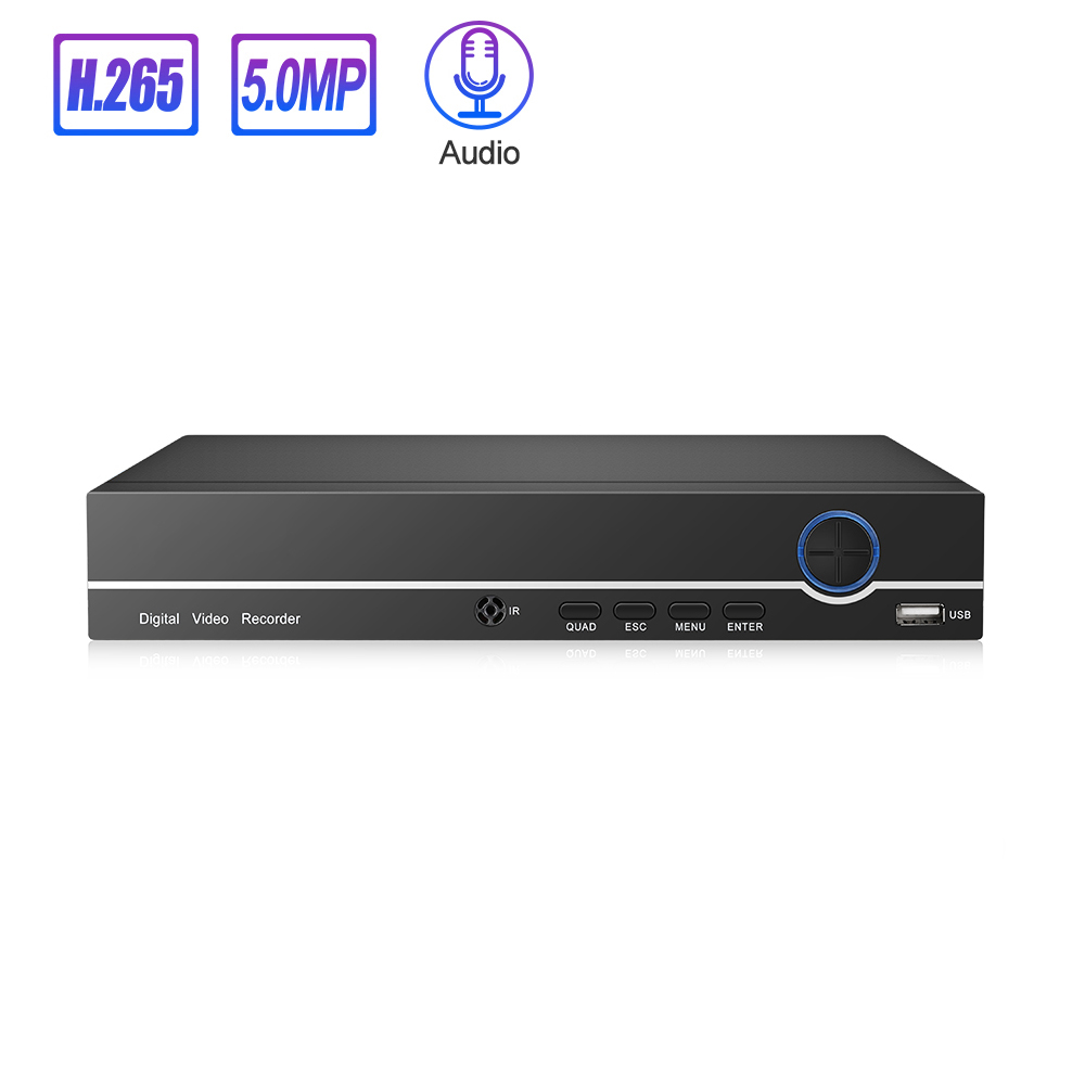 4CH 5MP POE NVR аудио Out камера безопасности видео рекордер для 5MP двухсторонняя аудио CCTV IP камера комплект
