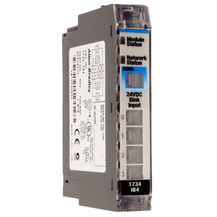 Оригинальный 1734IB4 1734-IB4 точки ввода/O 24V DC 4-канальный раковина Модуль входного сигнала в наличии на складе