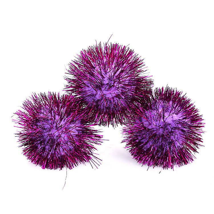 custom high quality cashmere natural chew eco smart cat toys balls