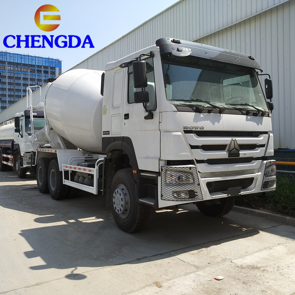 3 оси белый Siontruk Китай тяжелый автомобиль HOWO 336hp высокое качество бетономешалка грузовик для продажи