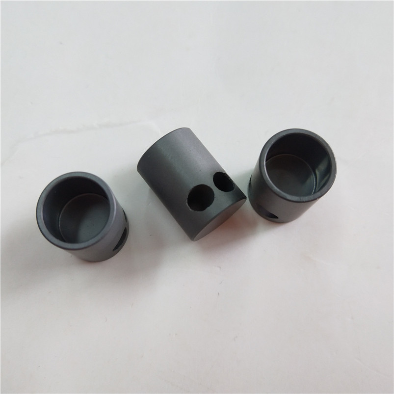Custom CNC machined drilling holes Plted electrode silicon carbide ceramic bowl