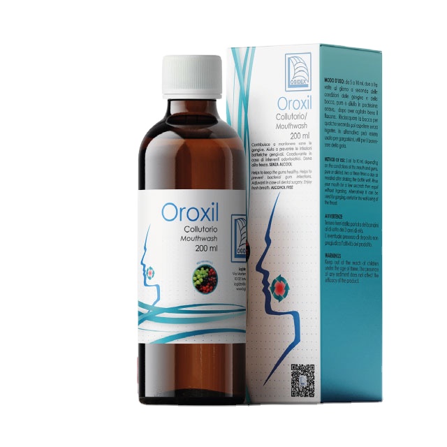 Натуральный ополаскиватель для рта Oroxil с ресвератролом и эфирным маслом дикого тимьяна