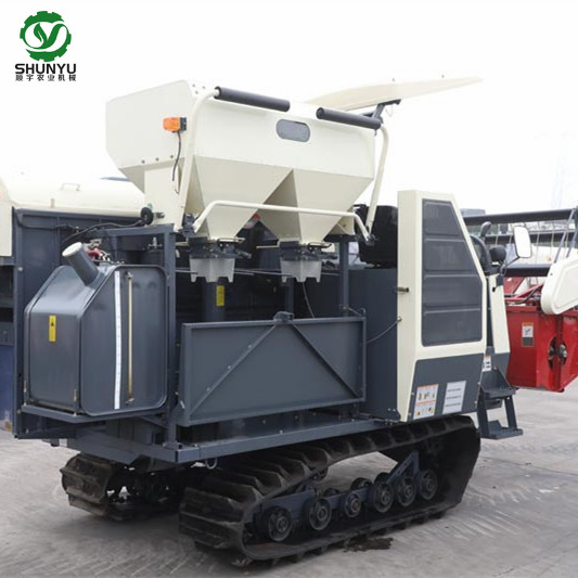 Agriultural 90% new World 4.0e 88HP rice and wheat combine harvester