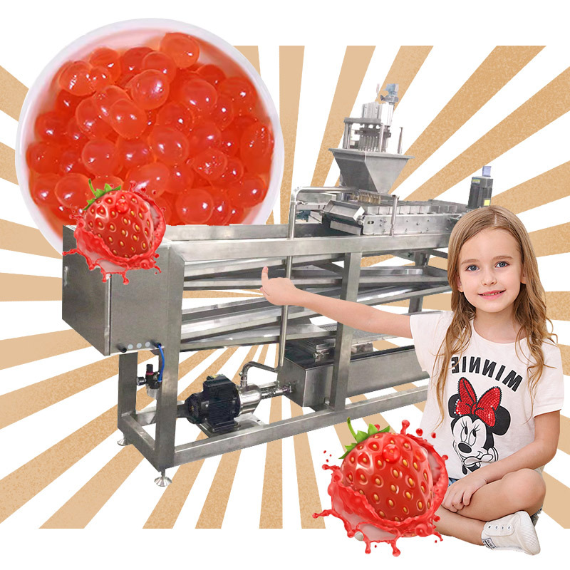 small full automatic popping boba pearl machine for bubble tea making popping boba popping pearls machinery for sale
