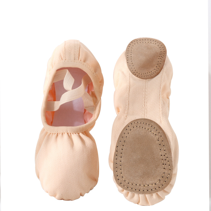 Best Quality Girls Kids Stretchable Elastic Pink Canvas Ballet Shoes