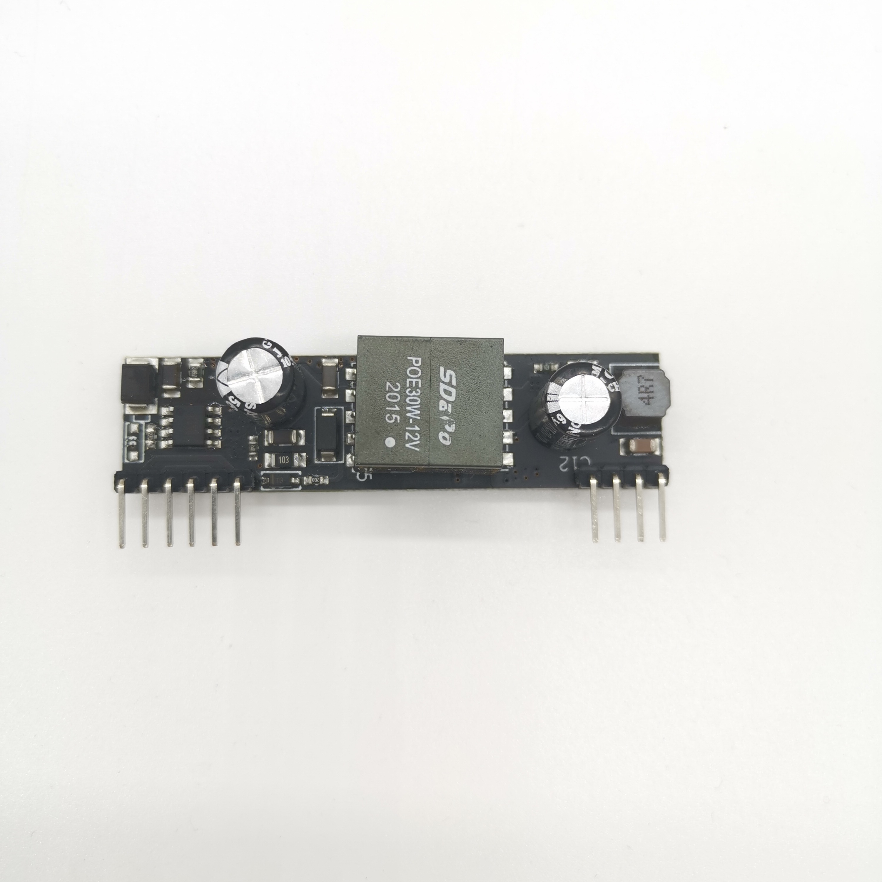 IEEE802.3af/at Стандартный от 48 В до 12 В, 2 А, 25,5 Вт, модуль POE, 1500 В, изоляция высокого напряжения, поддержка 10 м/100 м/1000 м, SDAPO PM1202