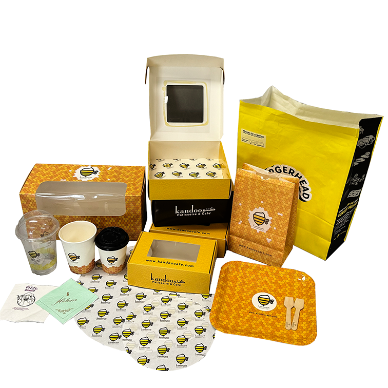 Customized Luxury donut pastry Takeaway Bakery Bread Cupcake Packaging Cup Cake Box