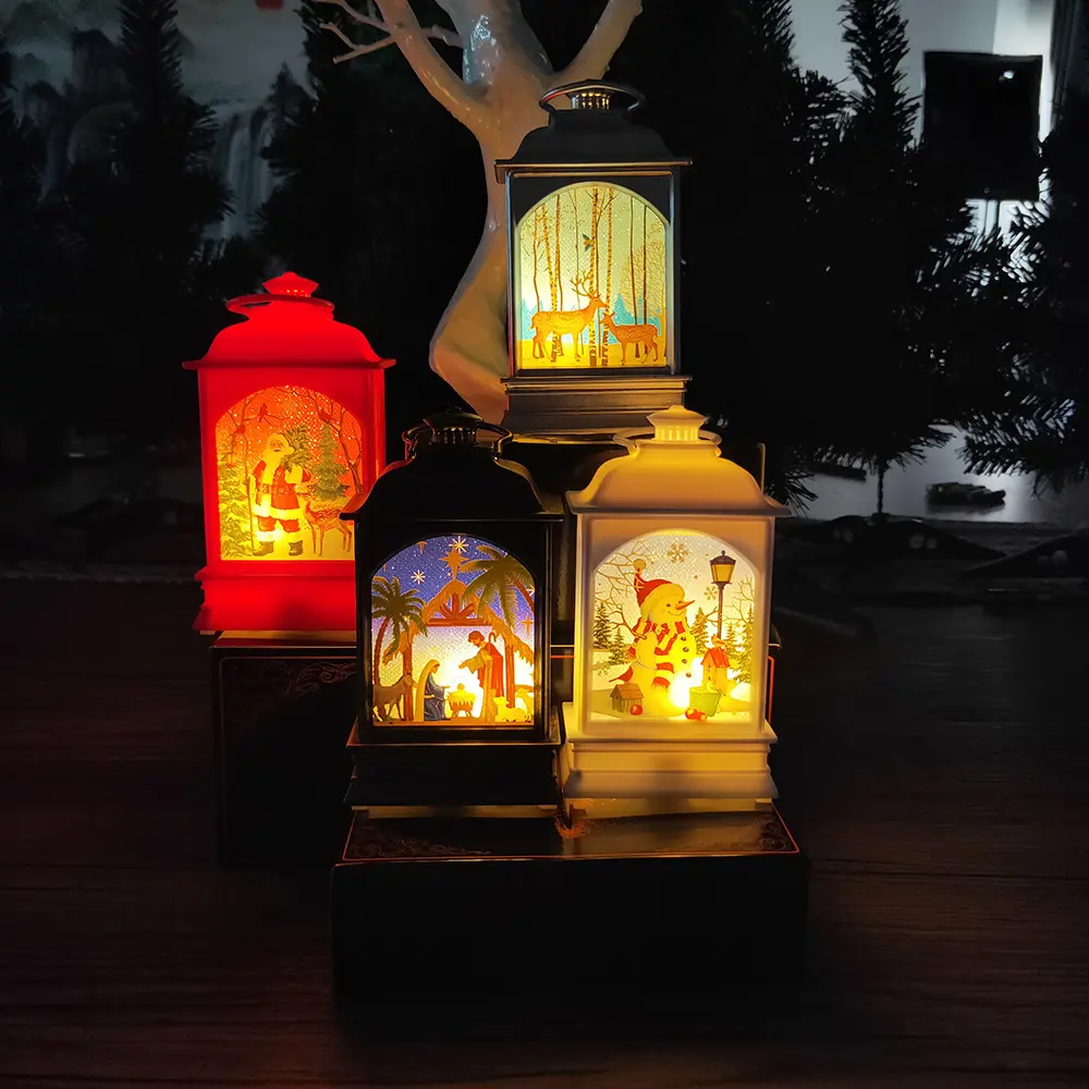 Hot Selling LED Christmas Tree Decorations Gifts Hanging Lantern Outdoor Christmas Lights