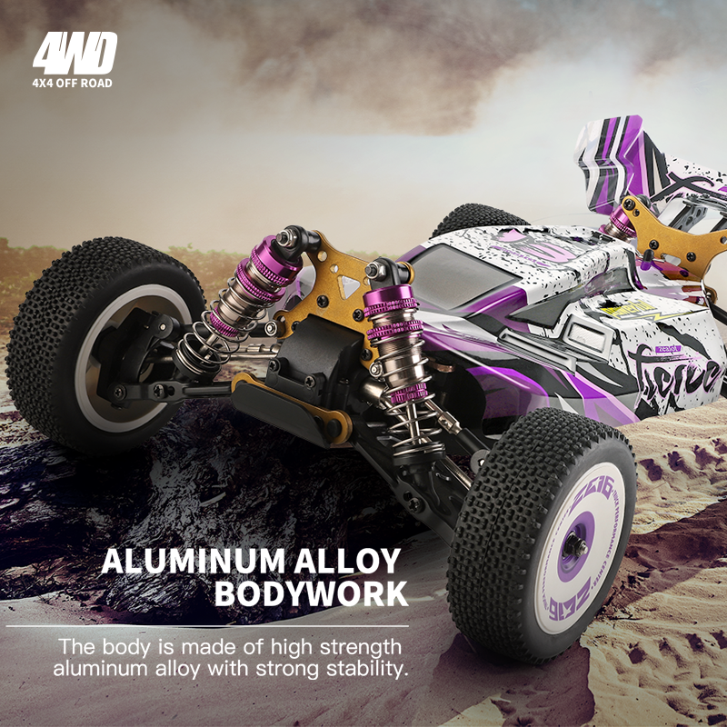Лидер продаж Wltoys 124019 2,4G 4WD Багги Радиоуправляемый автомобиль гоночный высокоскоростной металлический шасси внедорожный Дрифт хобби автомобили