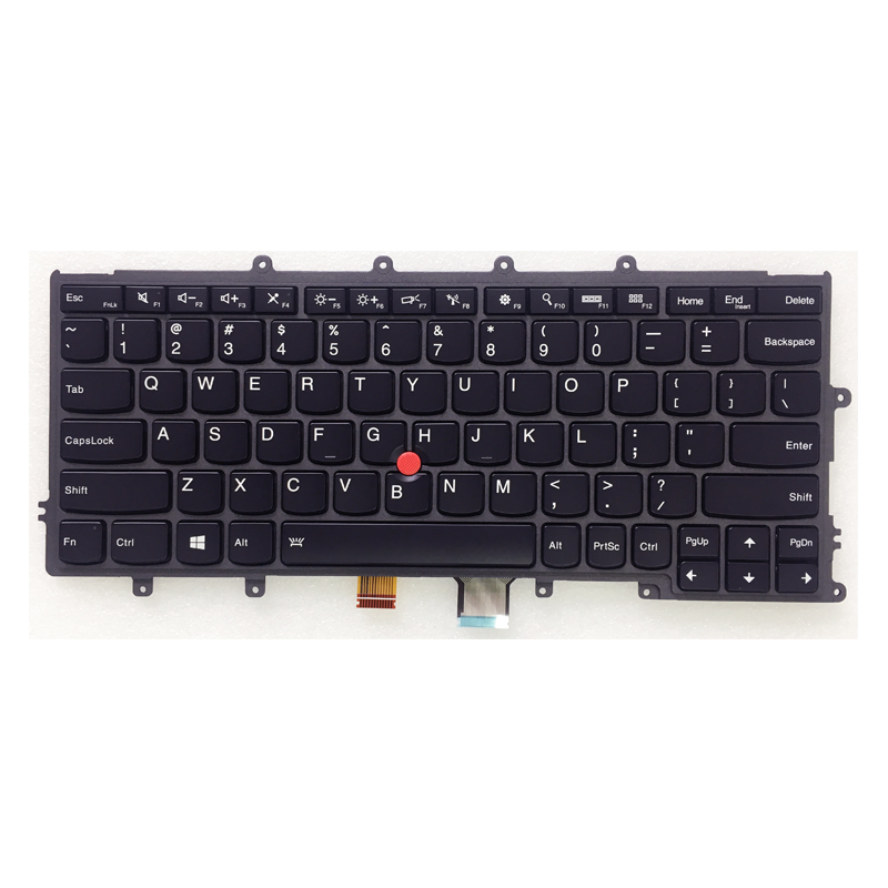 Клавиатура для ноутбука lenovo с подсветкой нам макет KBD для T430 04X0177