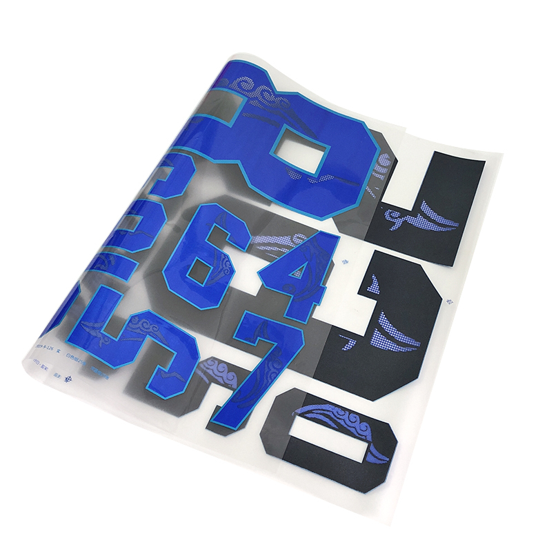Heat Press Clothing Football Jersey Numbers High Quality Heat Transfer Label for Jerseys