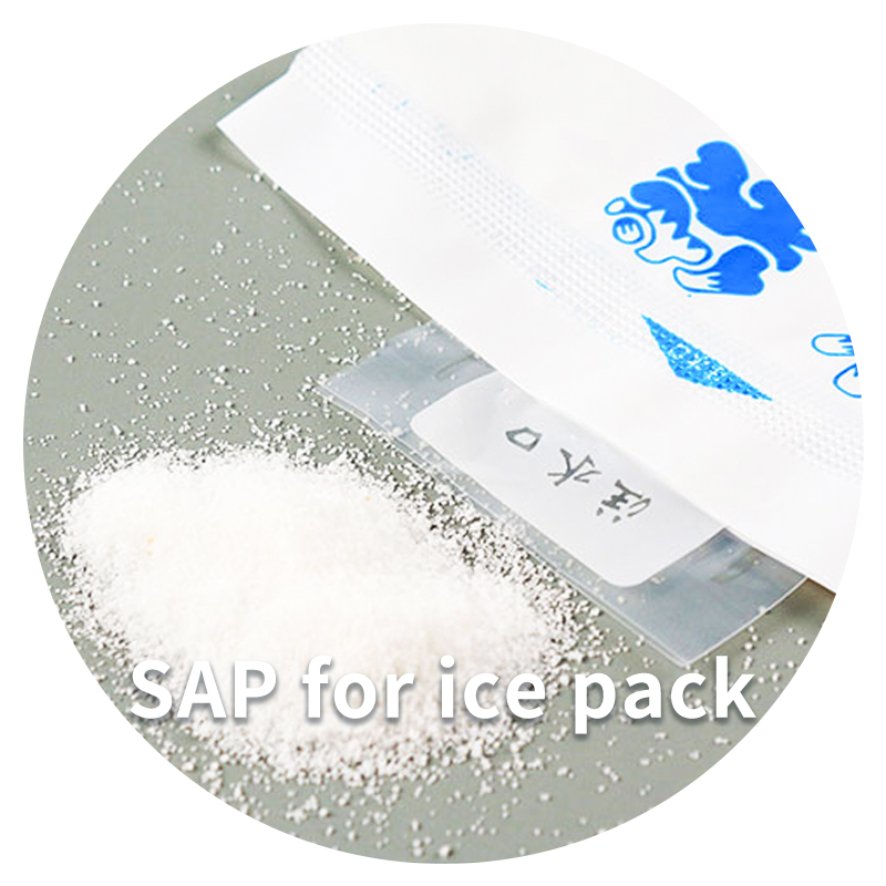 Socopolymer Sap натрия полиакрилат сырье супер абсорбирующий полимер для упаковки в морозильную упаковку
