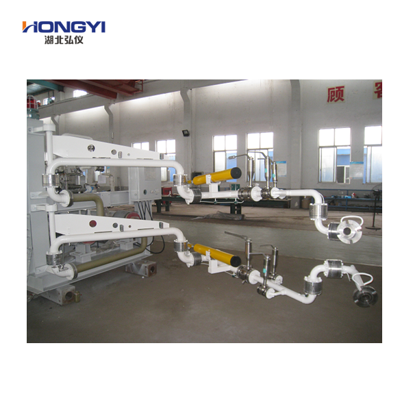 Automatic pneumatic carbon steel stainless steel loading arms with centralized management for skid-mounted loading system