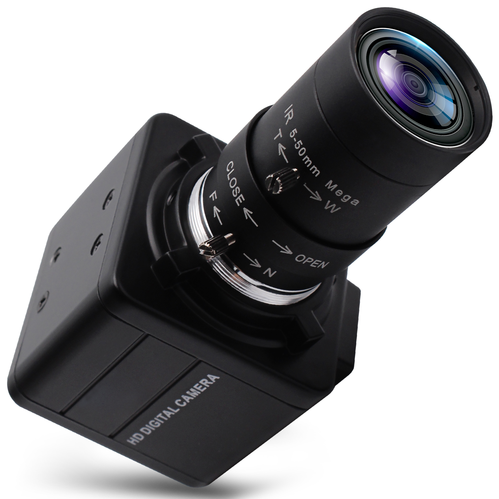 ELP Webcam 1080P HD 1920x1080 30fps IMX323 Senzor Low Light Manual Focus 5-50mm Zoom 10X Lens Mini Video Camera