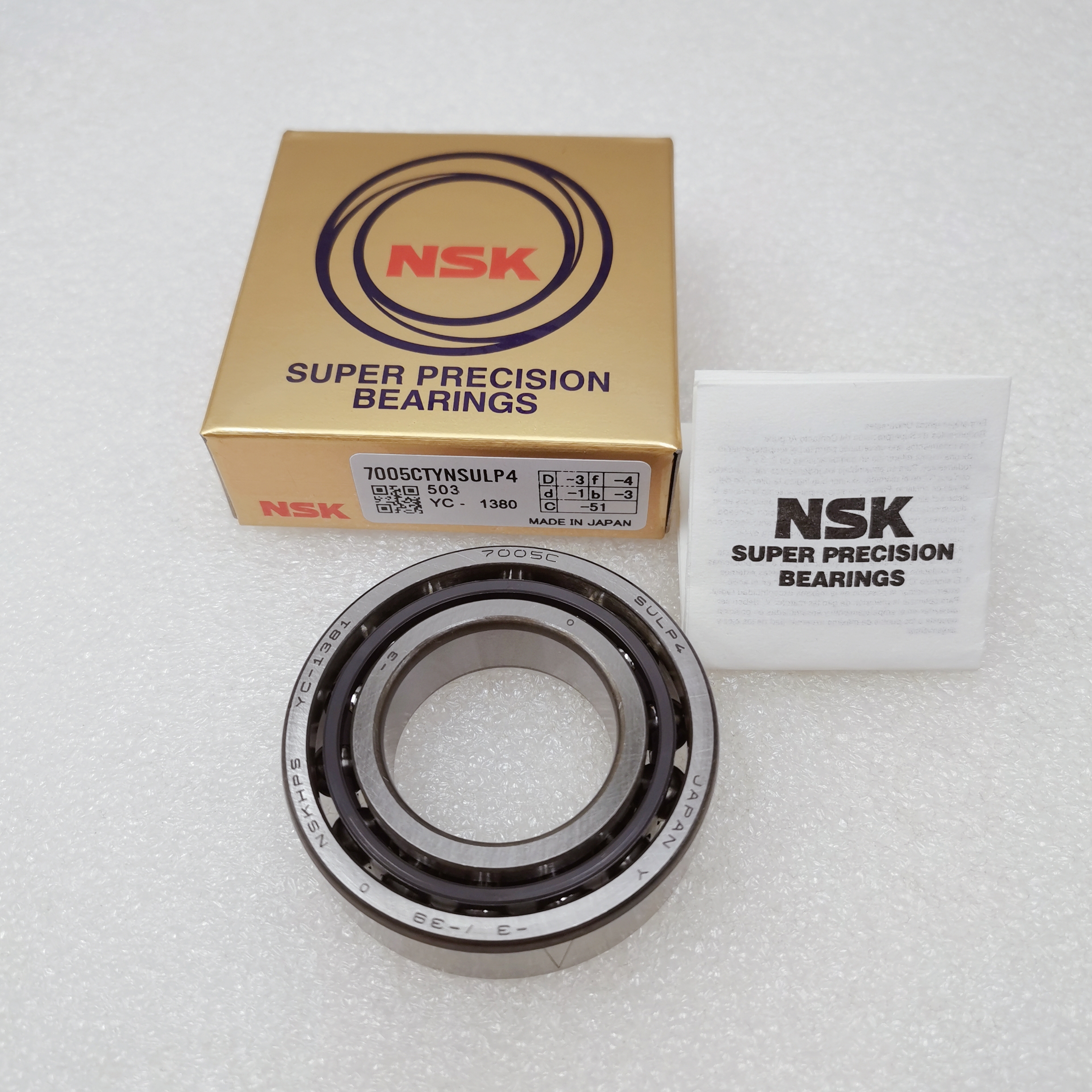 ЯПОНИЯ NSK двухрядный угловой контактный шариковый подшипник зазор OEM 7000CTYNSULP4 шариковый подшипник 7019